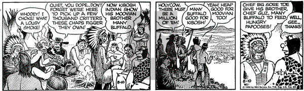 Alley Oop on Friday August 10, 1956 Comic Strip