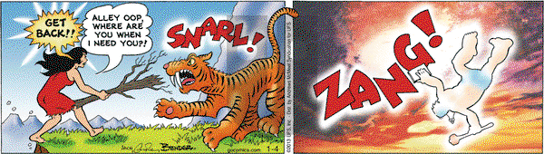 Alley Oop on Friday January 4, 2019 Comic Strip