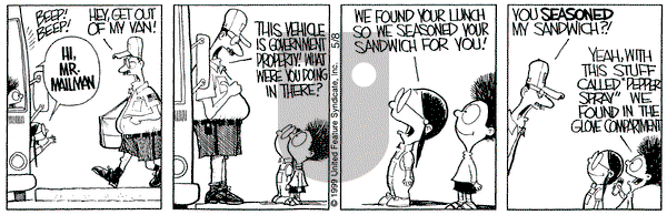 Grand Avenue on Saturday May 8, 1999 Comic Strip