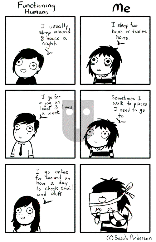 Sarah's Scribbles on Saturday February 22, 2014 Comic Strip