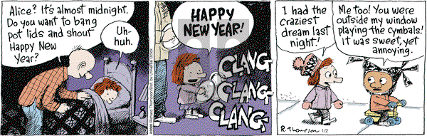 Cul de Sac on Thursday January 2, 2014 Comic Strip