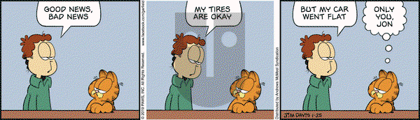 Garfield on Friday January 25, 2019 Comic Strip