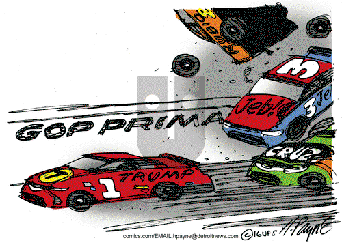 Henry Payne on Tuesday February 23, 2016 Comic Strip