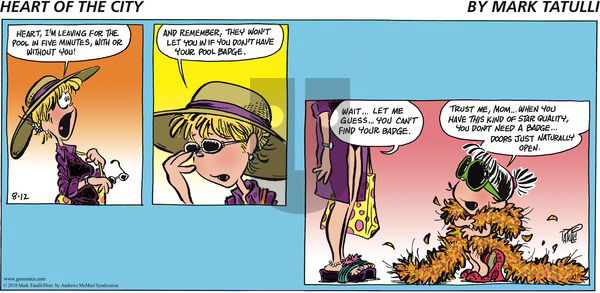 Heart of the City on Sunday August 12, 2018 Comic Strip