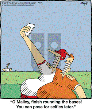 In the Bleachers on Saturday July 27, 2019 Comic Strip