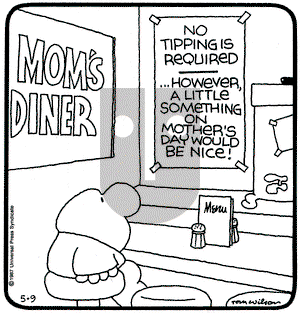 Ziggy on Saturday May 9, 1987 Comic Strip