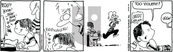 The Buckets - Monday May 6, 2002 Comic Strip