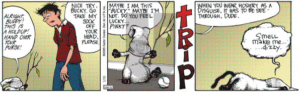 Get Fuzzy on Monday January 31, 2005 Comic Strip