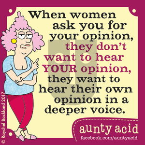 Aunty Acid on Tuesday August 8, 2017 Comic Strip
