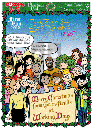 Working Daze - Friday December 25, 2020 Comic Strip