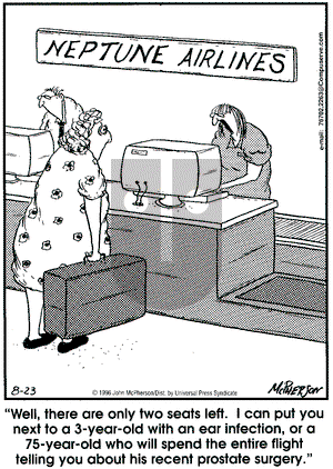 Close to Home on Friday August 23, 1996 Comic Strip