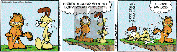 Garfield on Wednesday June 24, 2009 Comic Strip