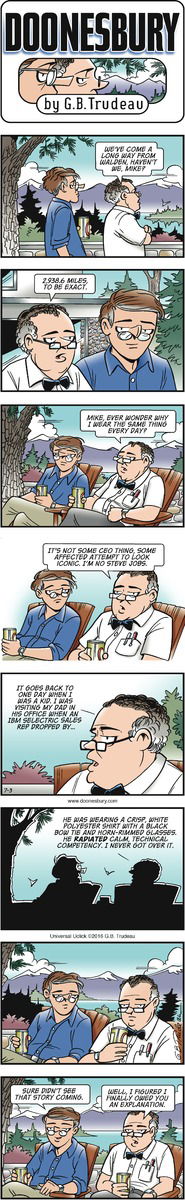 Doonesbury on Sunday July 3, 2016 Comic Strip