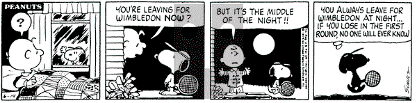 Peanuts on Monday June 14, 1976 Comic Strip