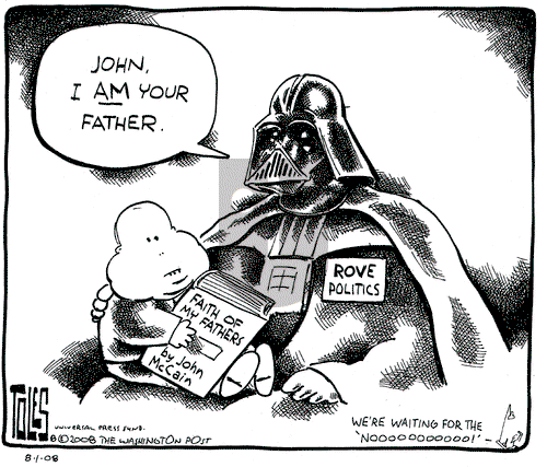 Tom Toles on Friday August 1, 2008 Comic Strip