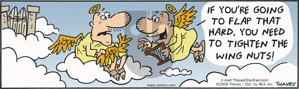 Frank and Ernest on Monday March 30, 2009 Comic Strip