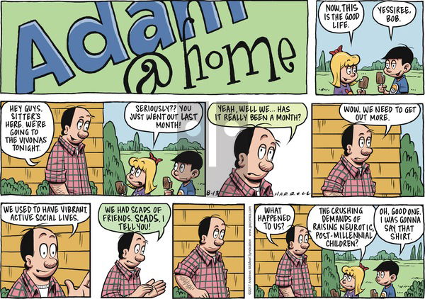 Adam@Home on Sunday August 13, 2017 Comic Strip
