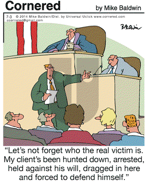 Cornered on Thursday July 3, 2014 Comic Strip