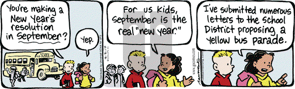 JumpStart on Wednesday September 3, 2014 Comic Strip