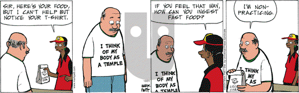 Lucky Cow - Thursday October 21, 2004 Comic Strip