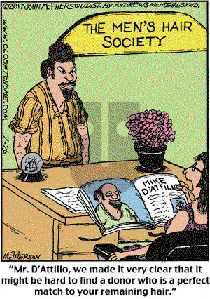 Close to Home on Wednesday July 26, 2017 Comic Strip