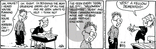 Luann on Tuesday October 15, 1991 Comic Strip