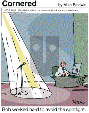 Cornered on Monday November 25, 2013 Comic Strip