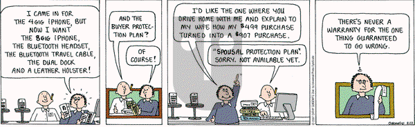 Cathy Classics on Thursday August 23, 2007 Comic Strip