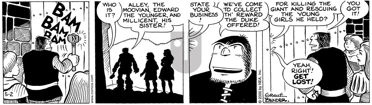 Alley Oop - Tuesday May 2, 2000 Comic Strip