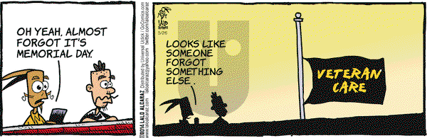 La Cucaracha on Monday May 26, 2014 Comic Strip
