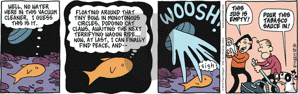 Pooch Cafe on Wednesday December 31, 2014 Comic Strip