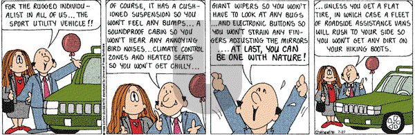 Cathy Classics on Friday July 27, 2001 Comic Strip