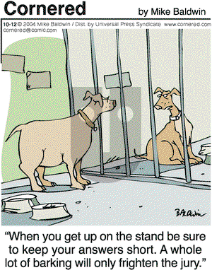 Cornered on Tuesday October 12, 2004 Comic Strip