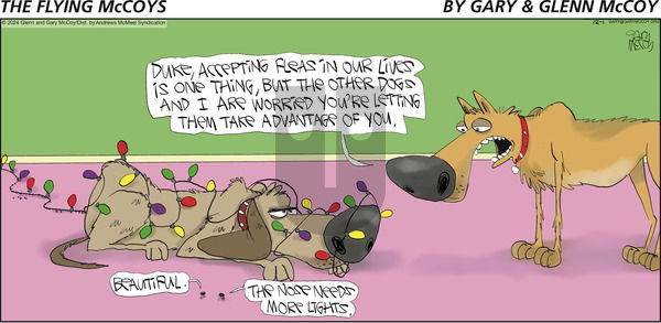 The Flying McCoys - Sunday December 1, 2024 Comic Strip