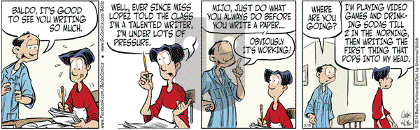 Baldo on Thursday March 13, 2014 Comic Strip