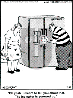 Close to Home - Wednesday December 11, 1996 Comic Strip
