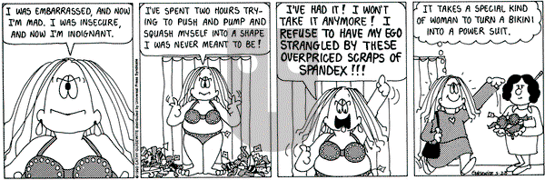 Cathy Classics on Friday May 28, 1993 Comic Strip