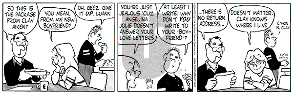 Luann on Monday February 9, 2004 Comic Strip