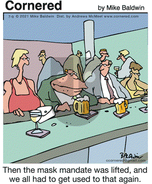 Cornered on Friday July 9, 2021 Comic Strip