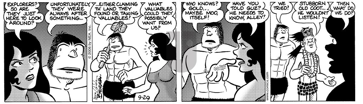 Alley Oop - Friday September 29, 2006 Comic Strip