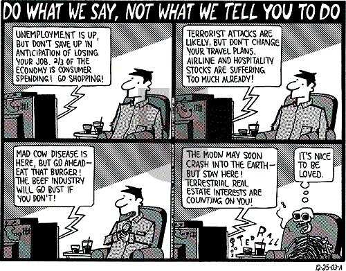 Ted Rall on Thursday December 25, 2003 Comic Strip