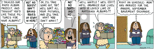 Cathy Classics on Monday September 15, 2003 Comic Strip