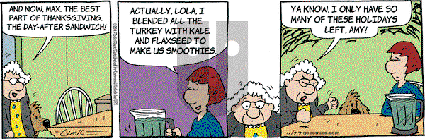 Lola on Friday November 27, 2015 Comic Strip