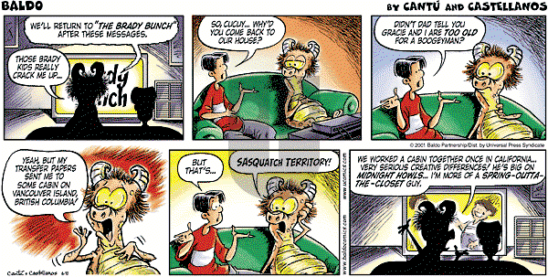 Baldo - Sunday June 10, 2001 Comic Strip