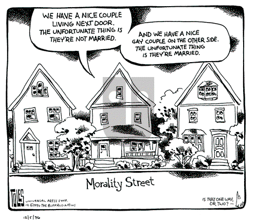 Tom Toles on Sunday February 16, 1997 Comic Strip