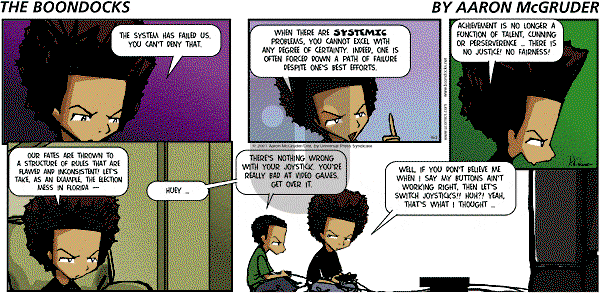 The Boondocks on Sunday April 5, 2009 Comic Strip