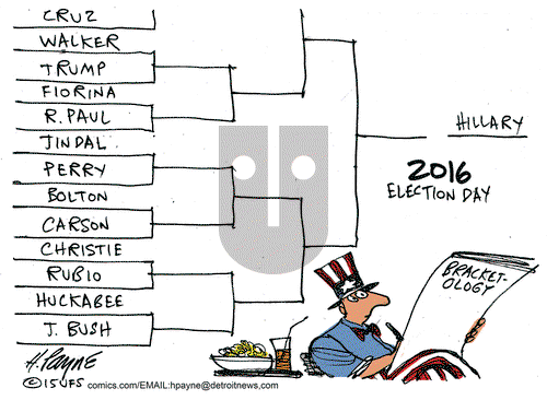Henry Payne - Monday March 16, 2015 Comic Strip