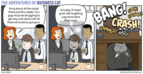 The Adventures of Business Cat on Monday July 4, 2016 Comic Strip