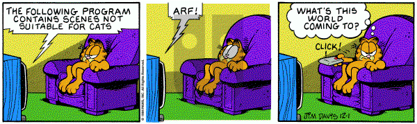 Garfield on Thursday December 1, 1994 Comic Strip