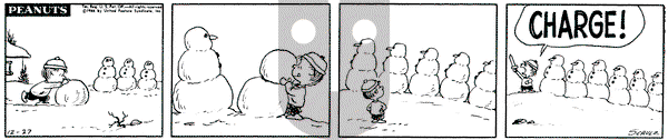 Peanuts on Tuesday December 27, 1966 Comic Strip